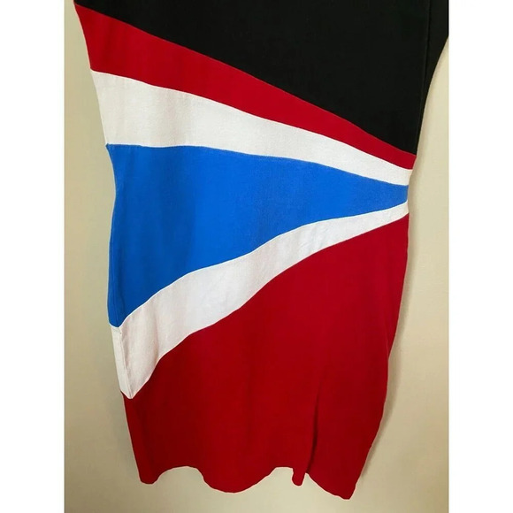 Lauren Ralph Lauren Size Small Sleeveless Bodycon Colorblock Stretch Midi Dress - Picture 8 of 16